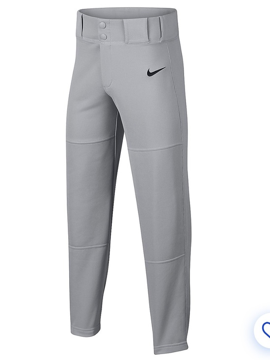 Nike Other - Nike Boys Core Open Hem Performance Baseball Pants in Grey